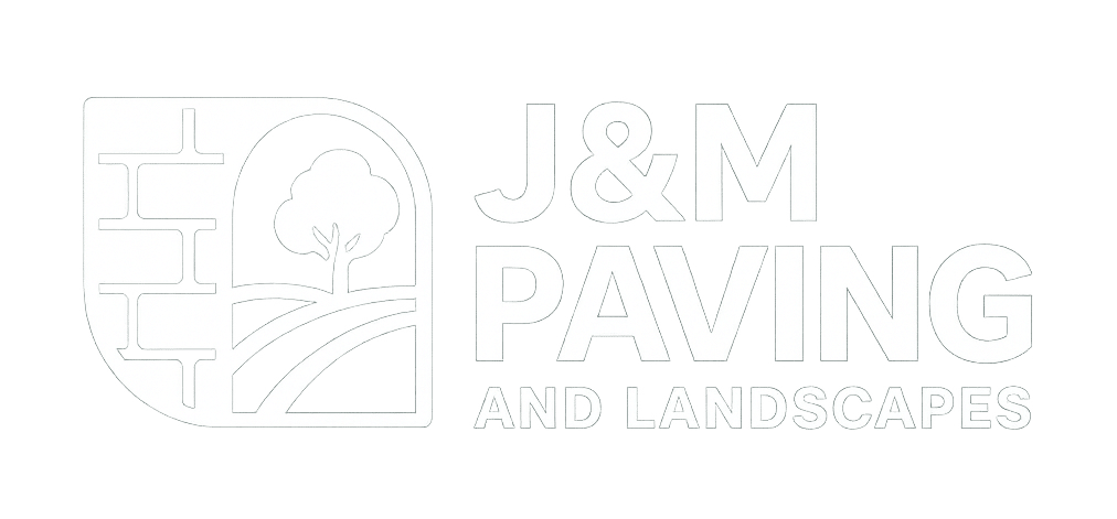 jm paving landscaping white